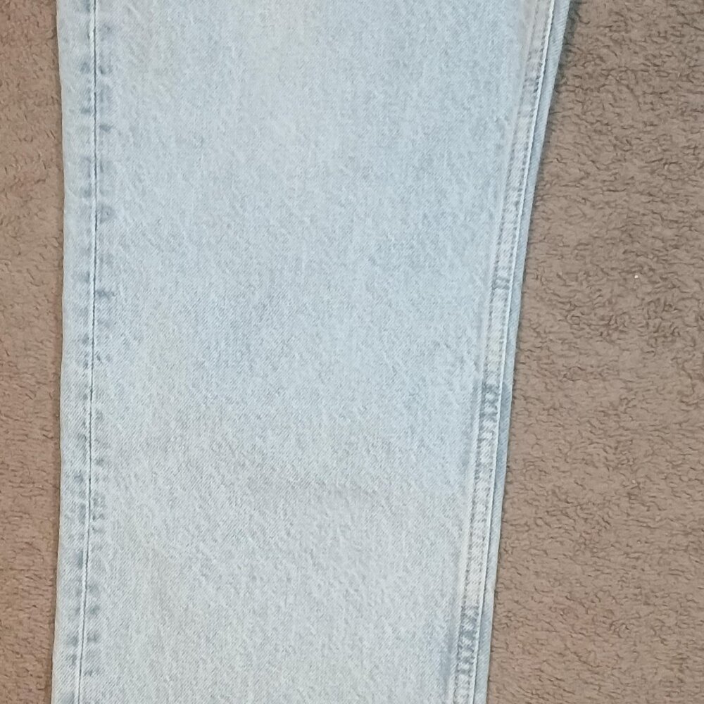 Topshop Edition Womens Jeans Size 14 W36 L34 Vintage Wash High Waist Straight Bu - Picture 4 of 8